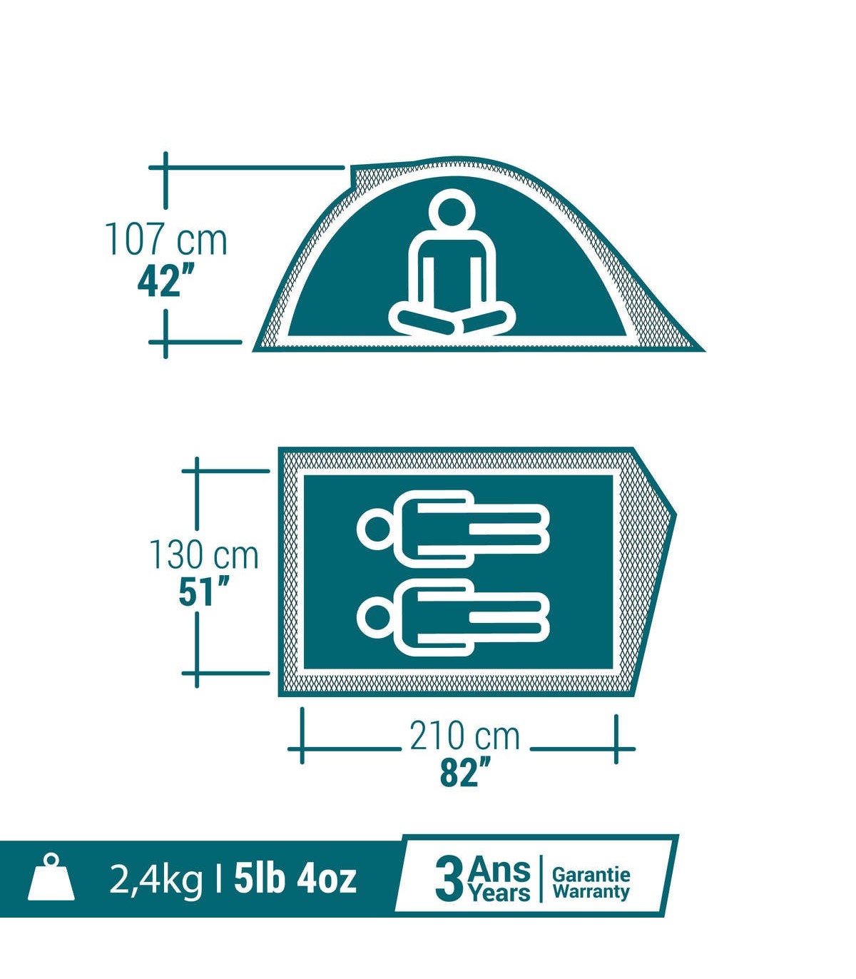 چادر-۲-نفره-کچوا-مدل-mh100-1